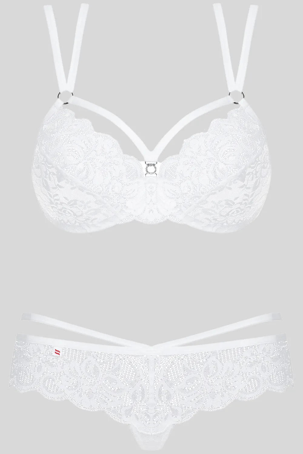 860 Underwired Bra & Thong White