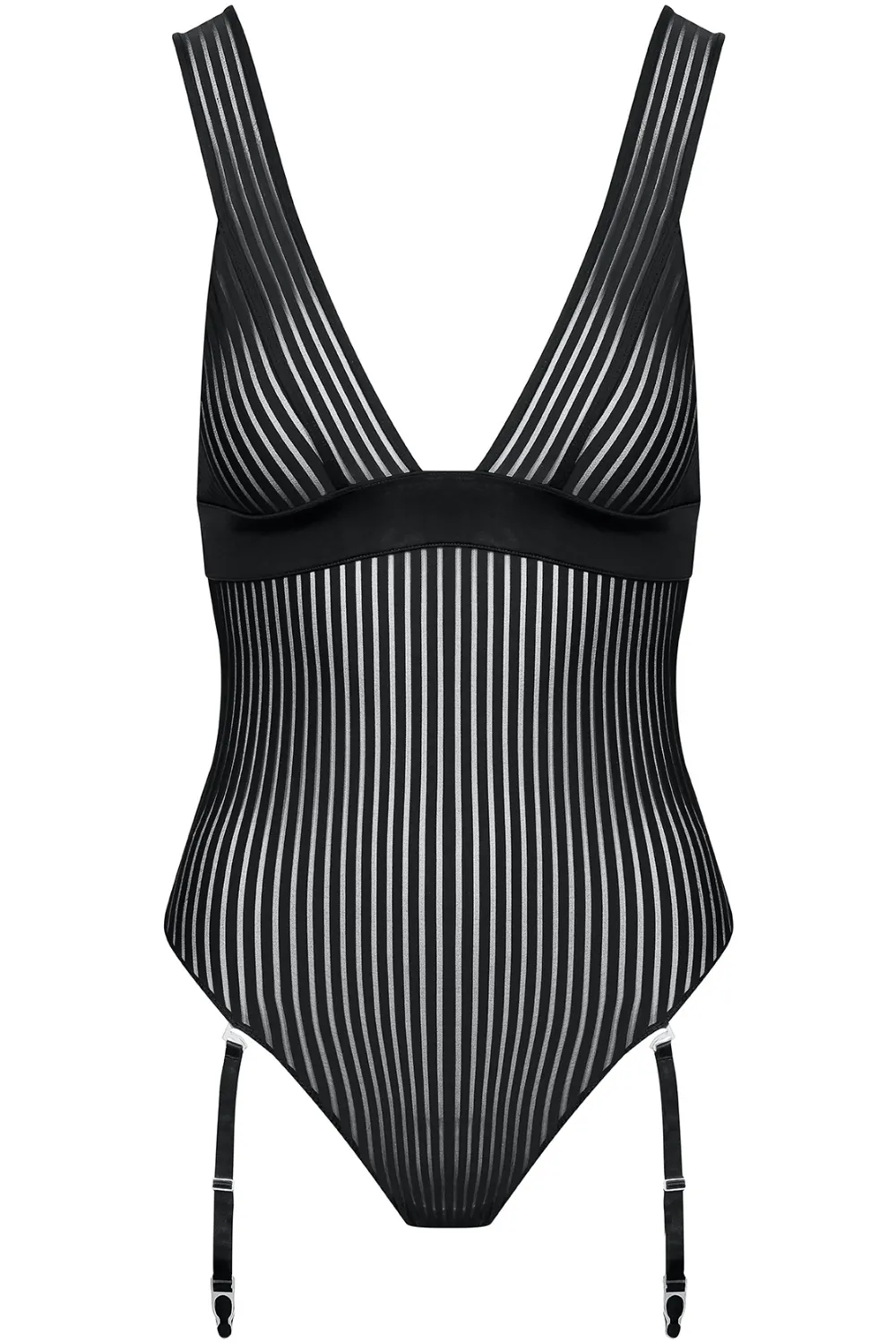 Bande à Part V Neck Thong Bodysuit