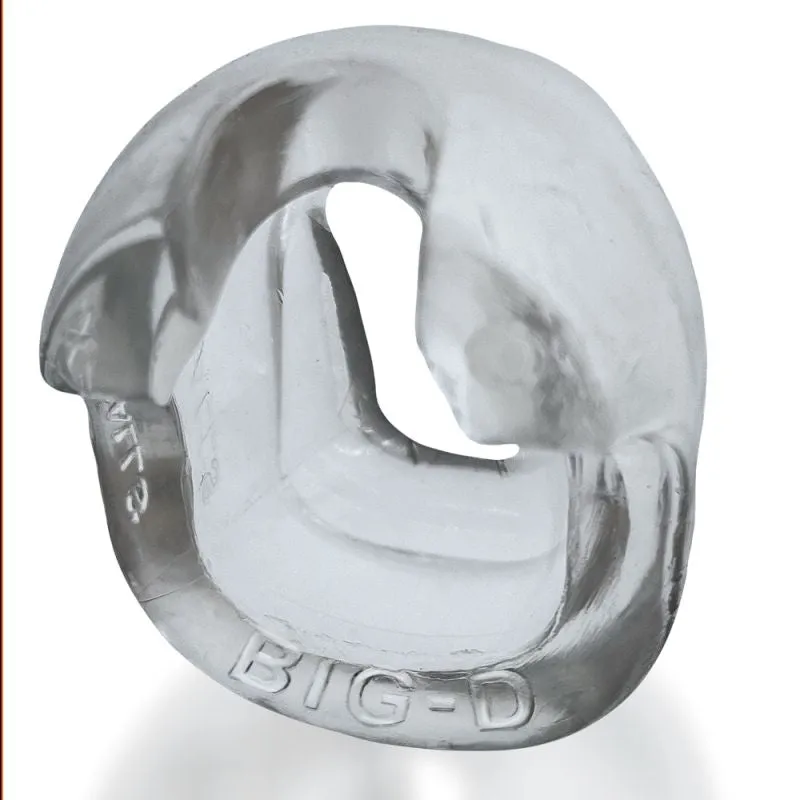 Big D Shaft Grip Cock Ring Clear