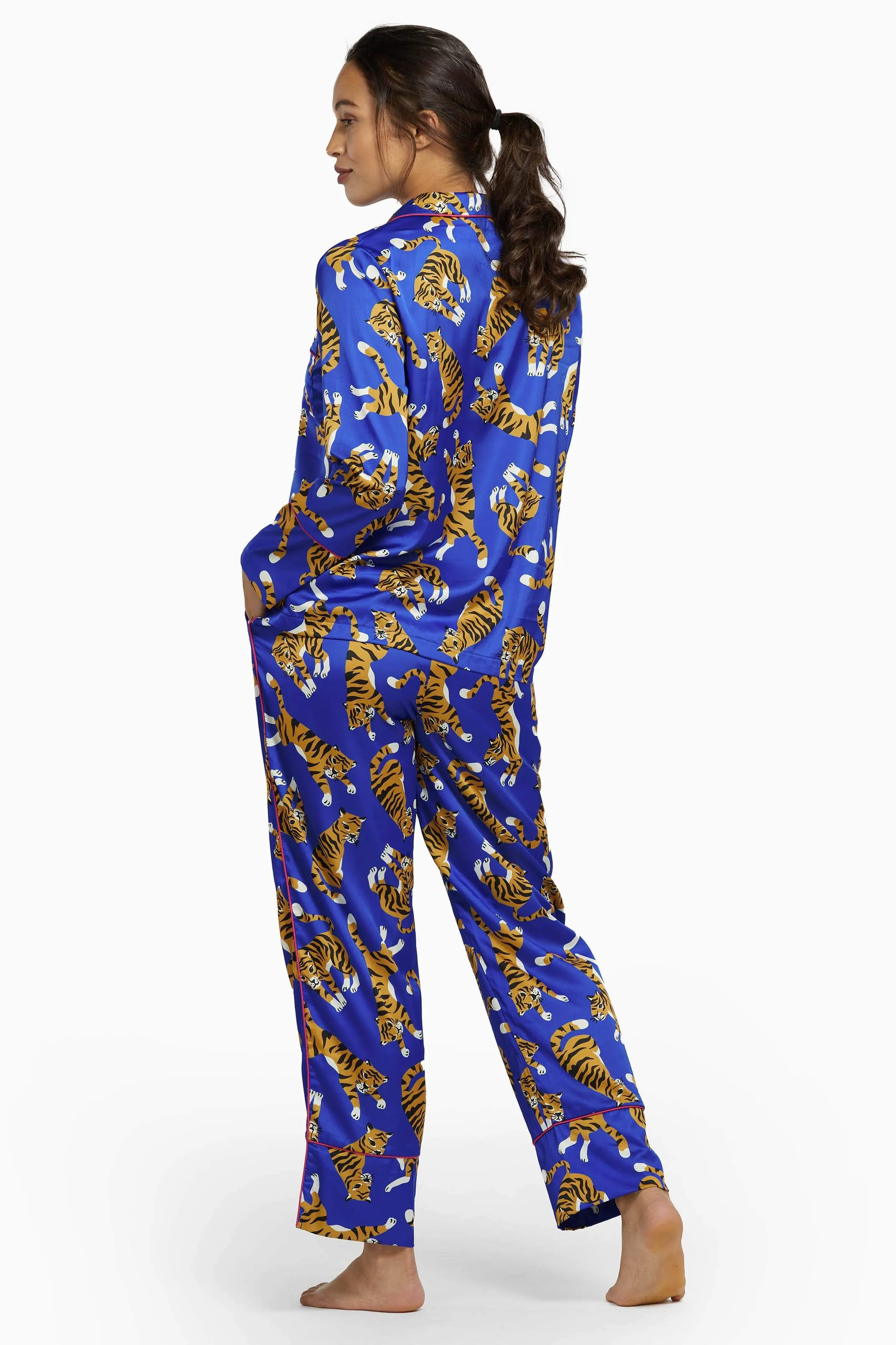Blue Tiger Pyjama Set