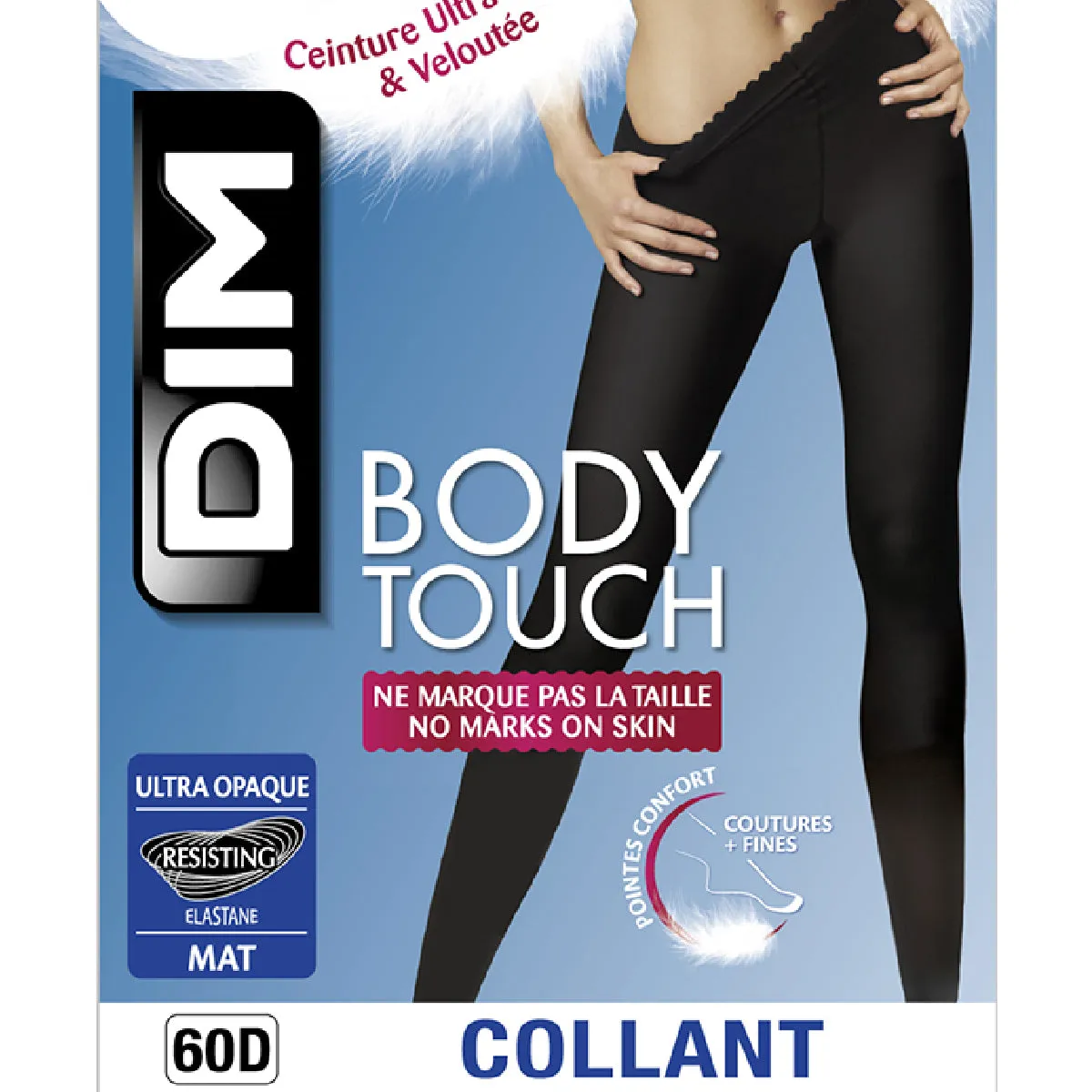 Body Touch 60 ultra-opaque black tights