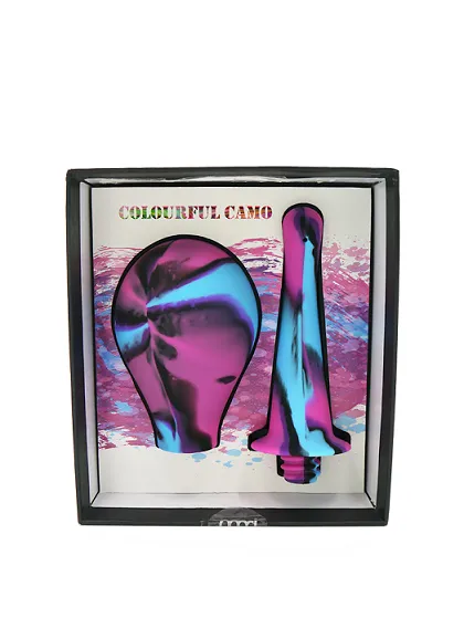Camo Douche Cleansing Bulb Anal Vaginal Cleaner Enema Irrigation Ass  Sex Toy