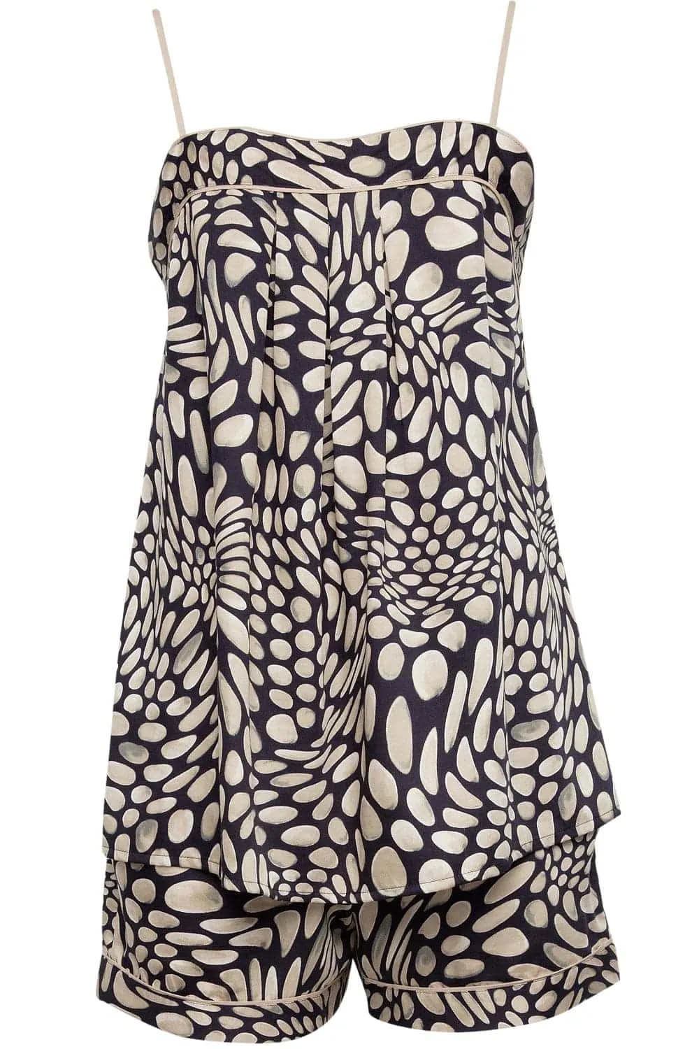 Carnaby Pebble Print Cami and Short Set. Size UK 14