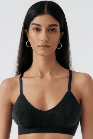 Cashmere Bralette. Size M (UK 10-12)