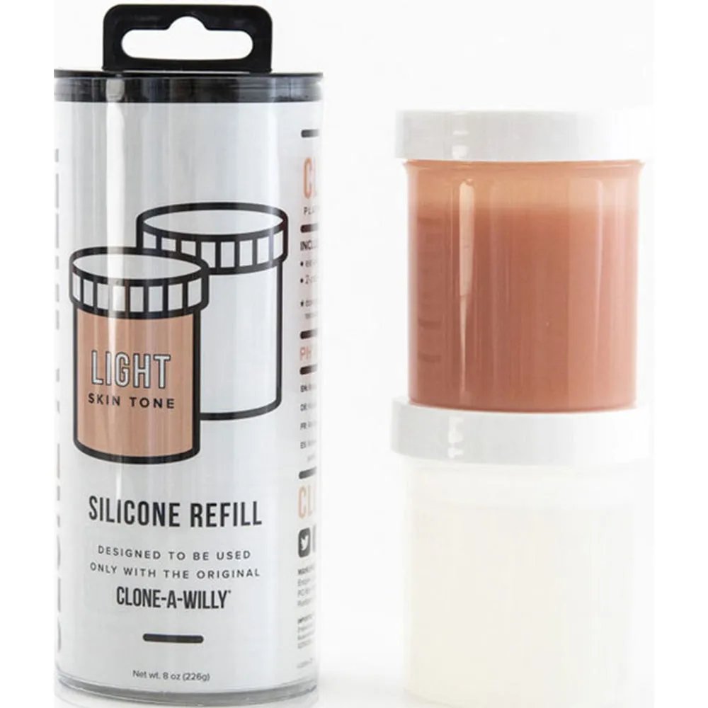 Clone A Willy Kit Silicone Refill Light Skin Tone