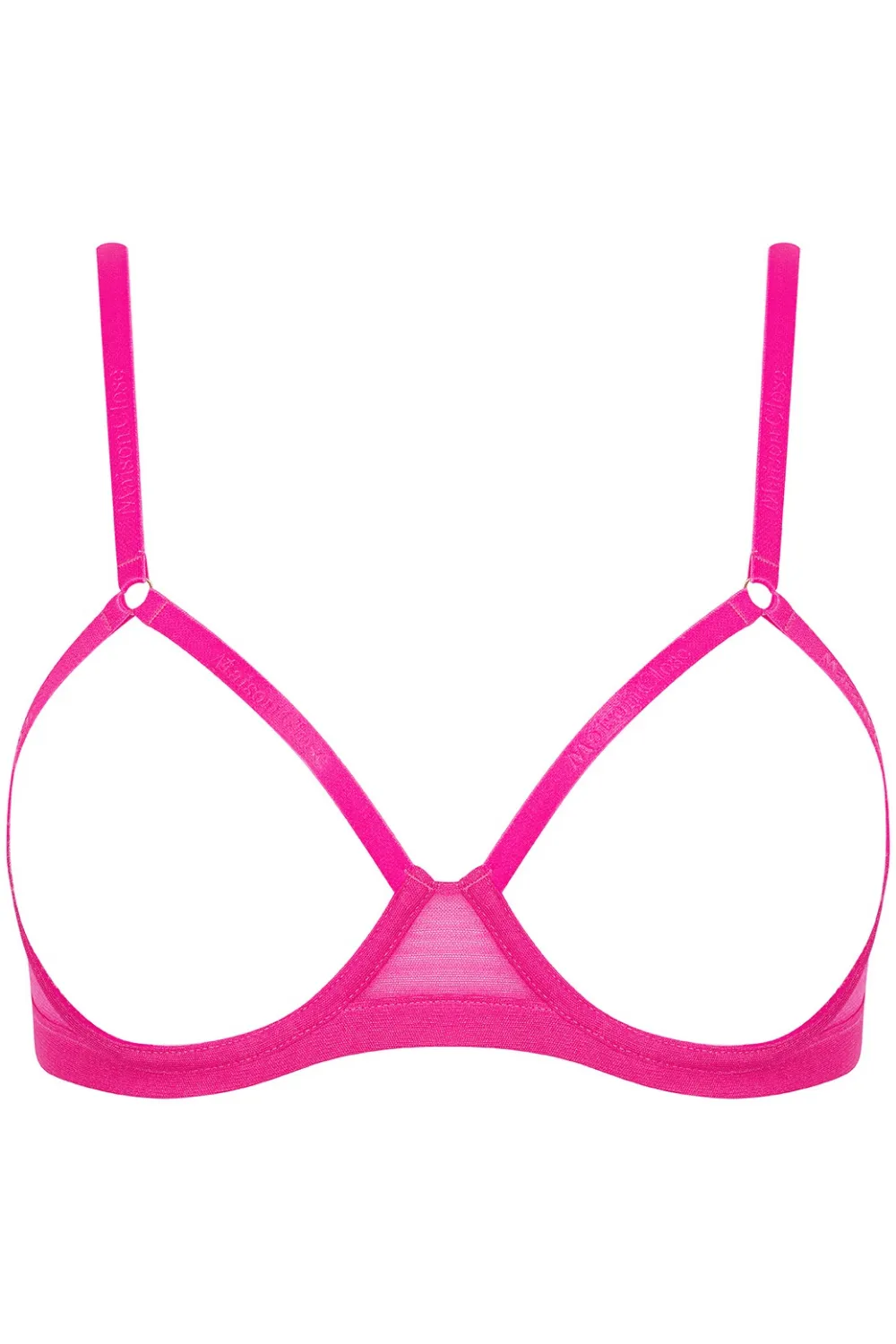 Corps à Corps Open Underwired Bra Neon Pink