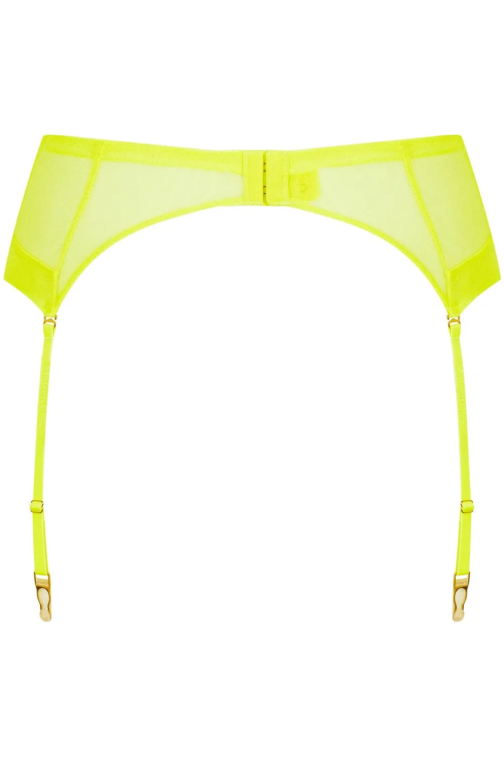 Corps à Corps Suspender Belt Neon Yellow