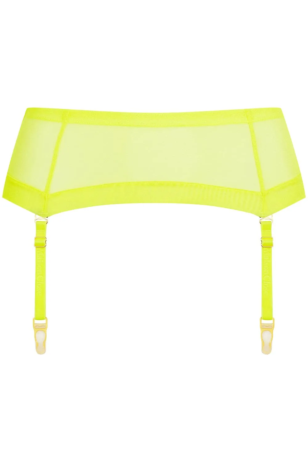Corps à Corps Suspender Belt Neon Yellow