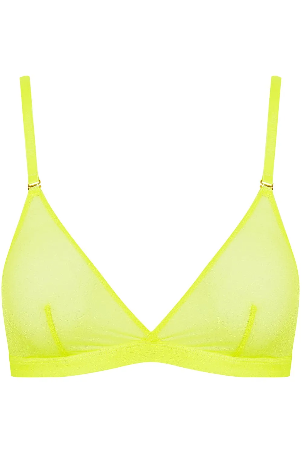 Corps à Corps Triangle Bra Neon Yellow