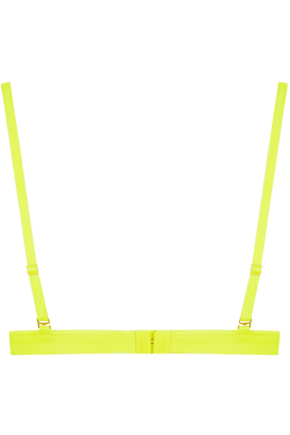 Corps à Corps Triangle Bra Neon Yellow