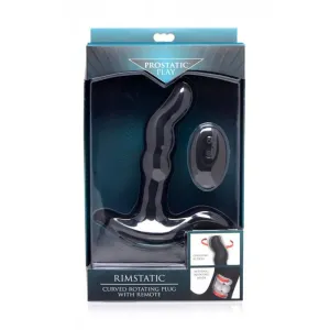 Curved Rotating Prostate Plug w/Remote