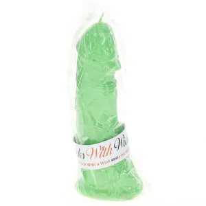 Dick With A Wicks Green Candle