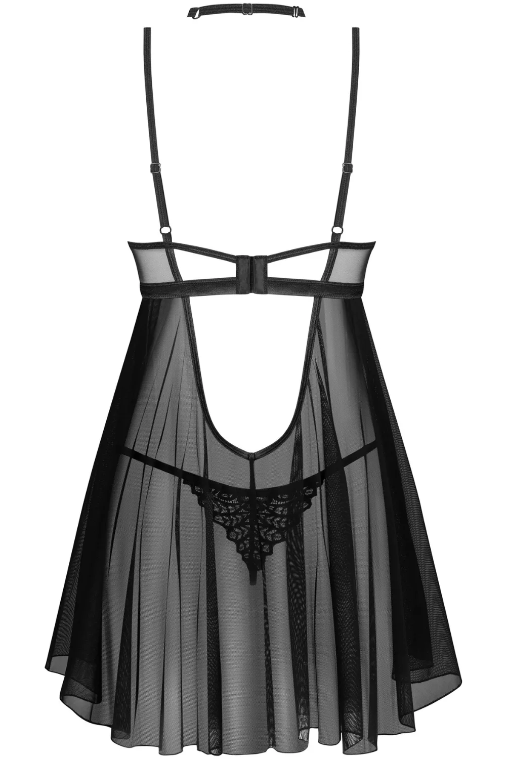 Donarella Choker. Babydoll & Thong