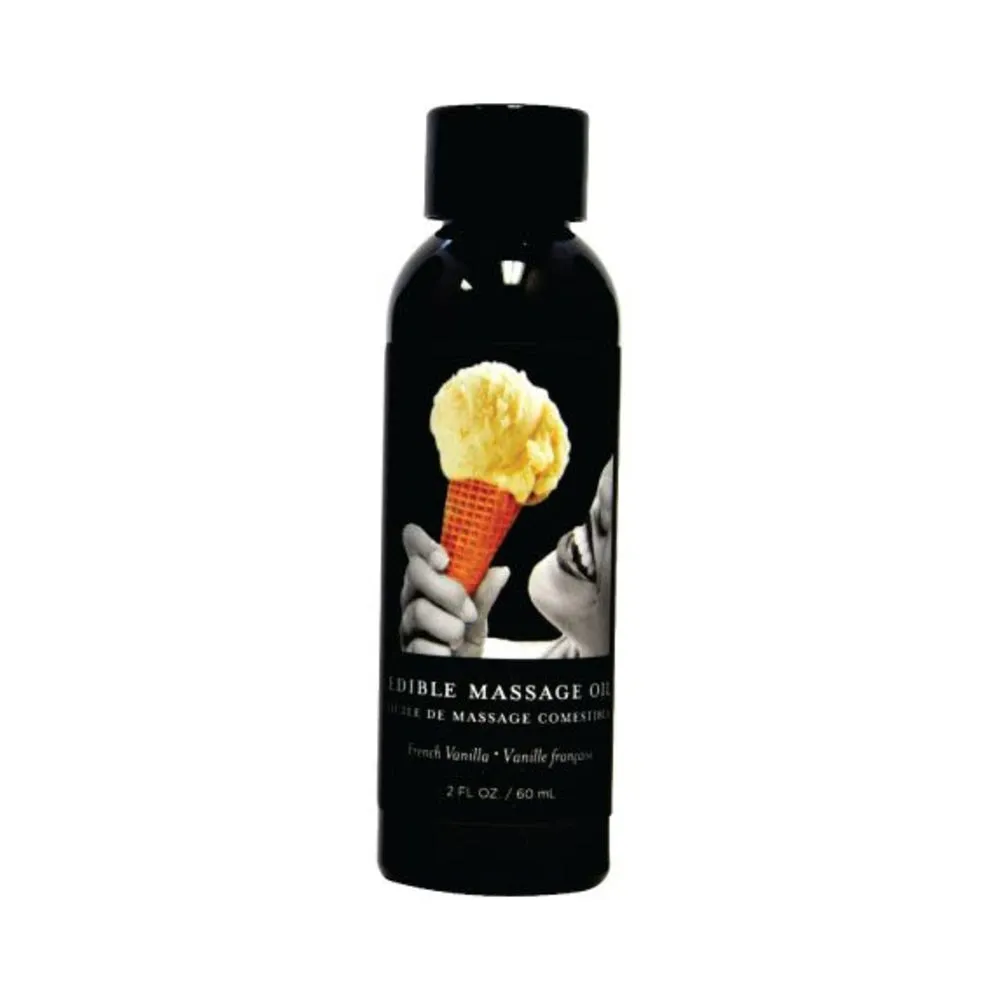 Earthly Body Edible Massage Oil Vanilla 2oz