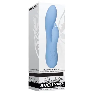 Evolved Rabbit Habbit Two Motors 8 Vibrating Functions 3 Intensity Levels Per Function USB Rechargeable Cord Included Silicone Waterproof