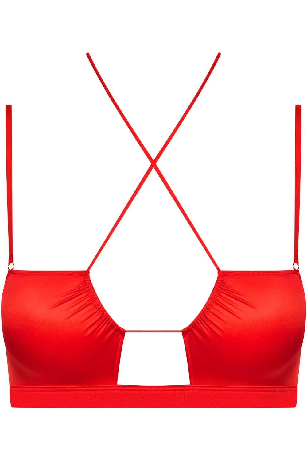 French Kiss Bralette Red