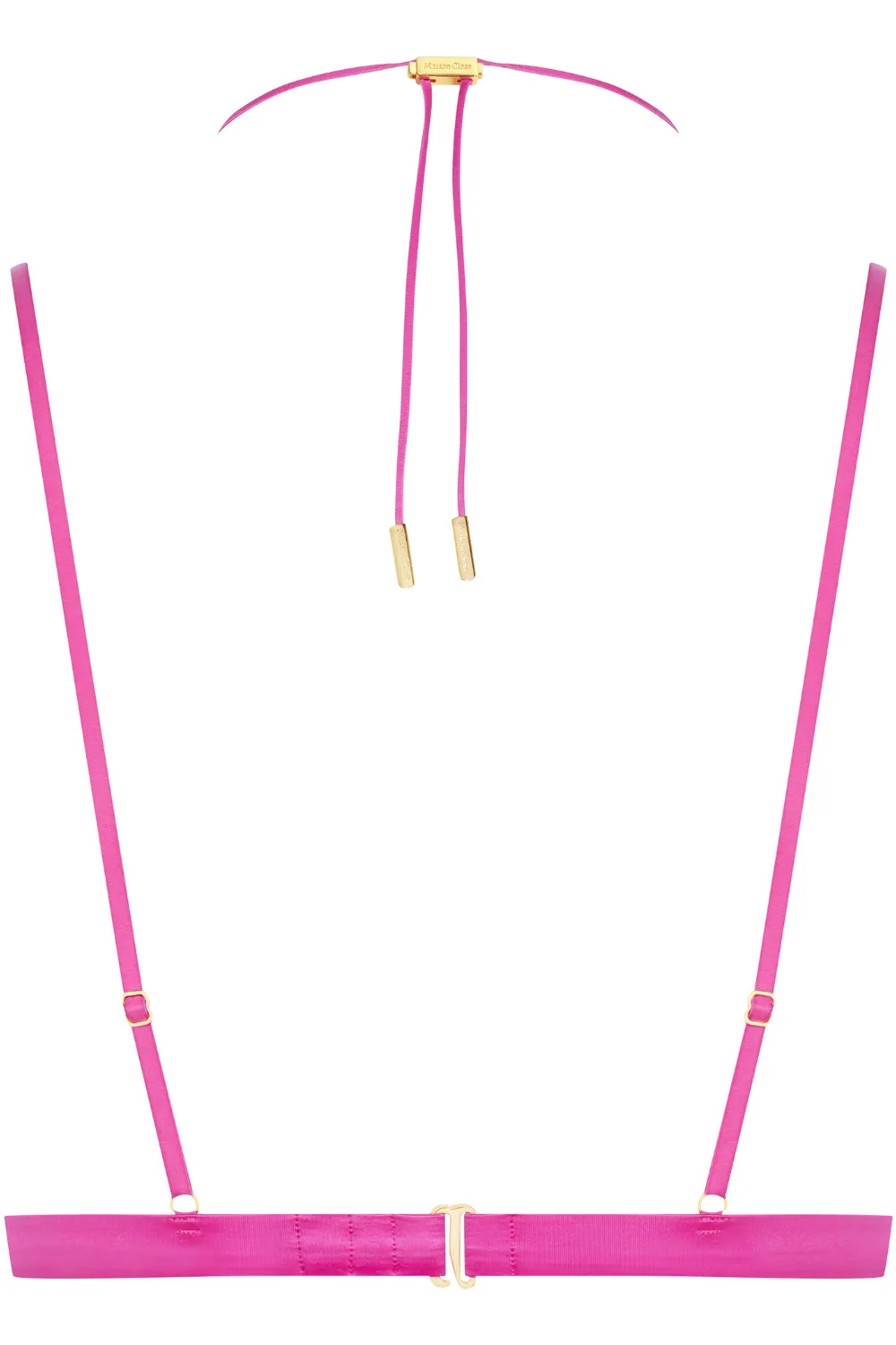 French Kiss Open Triangle Bra Pink