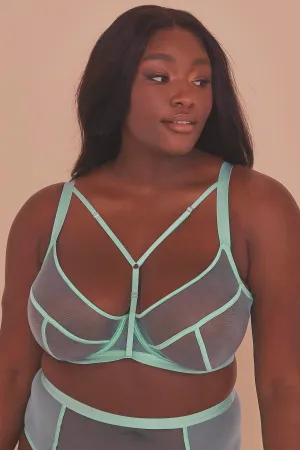 Gabi Fresh Misha Turquoise Non Padded Strappy Bra