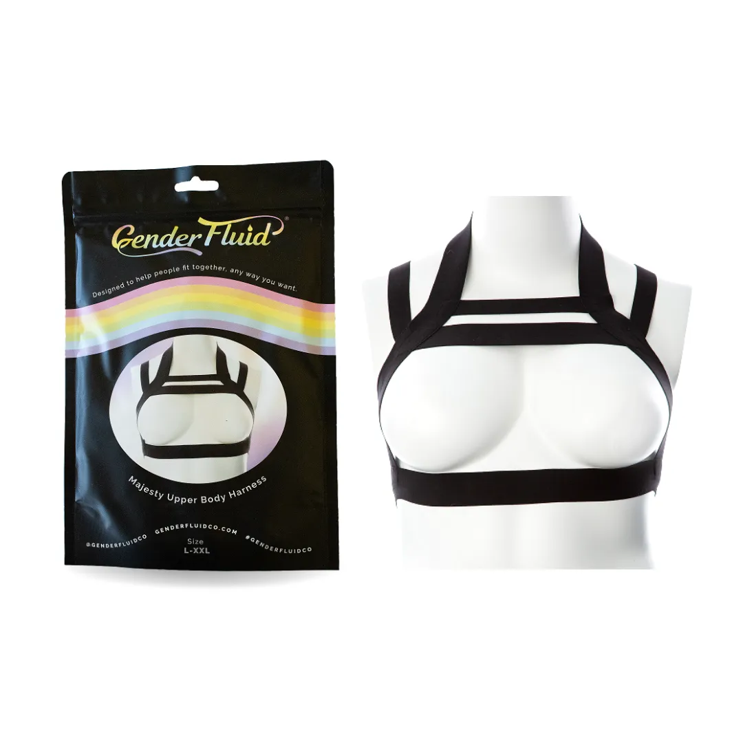 Gender Fluid Majestic Harness S-L Black