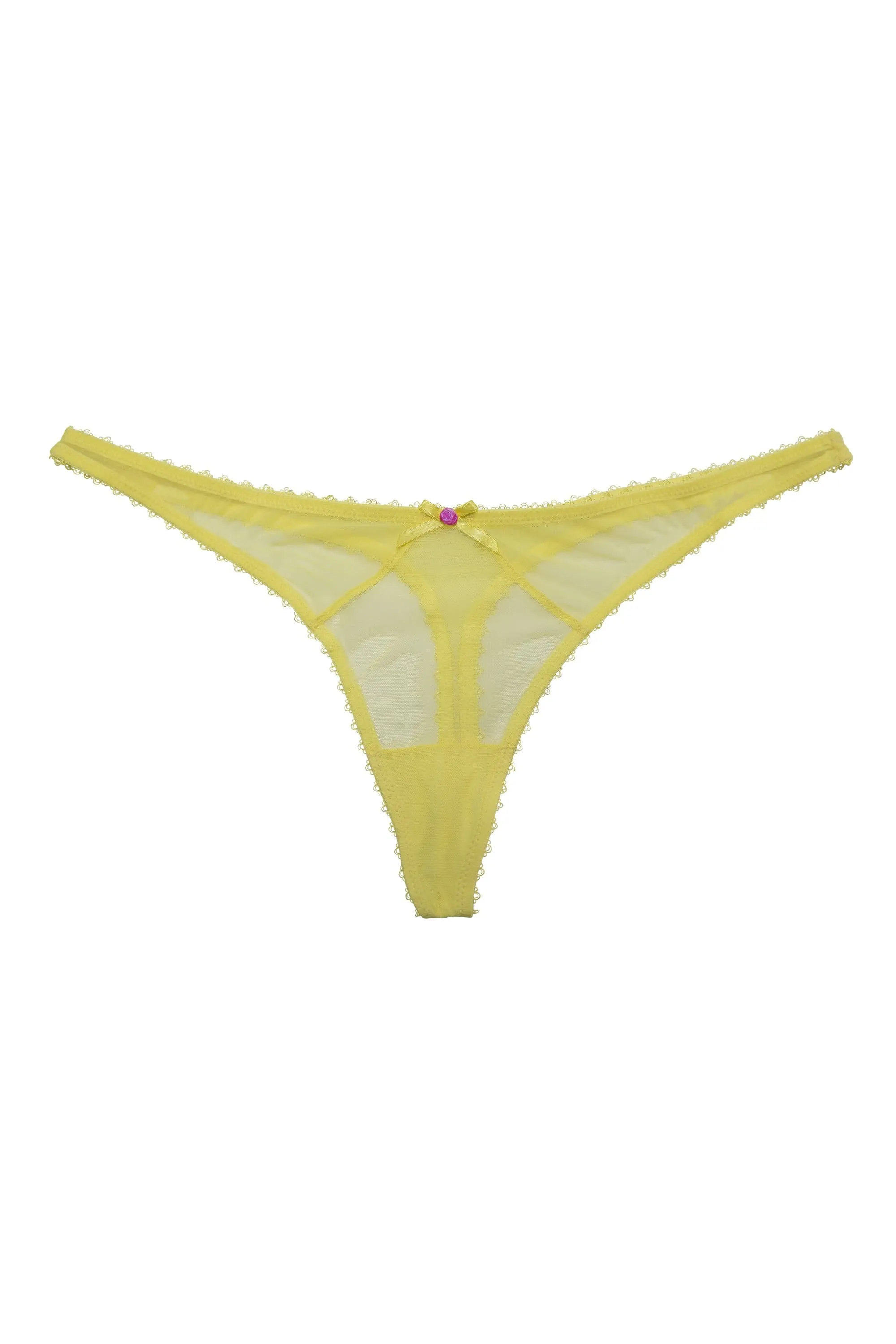 Grace Lemon Yellow Thong