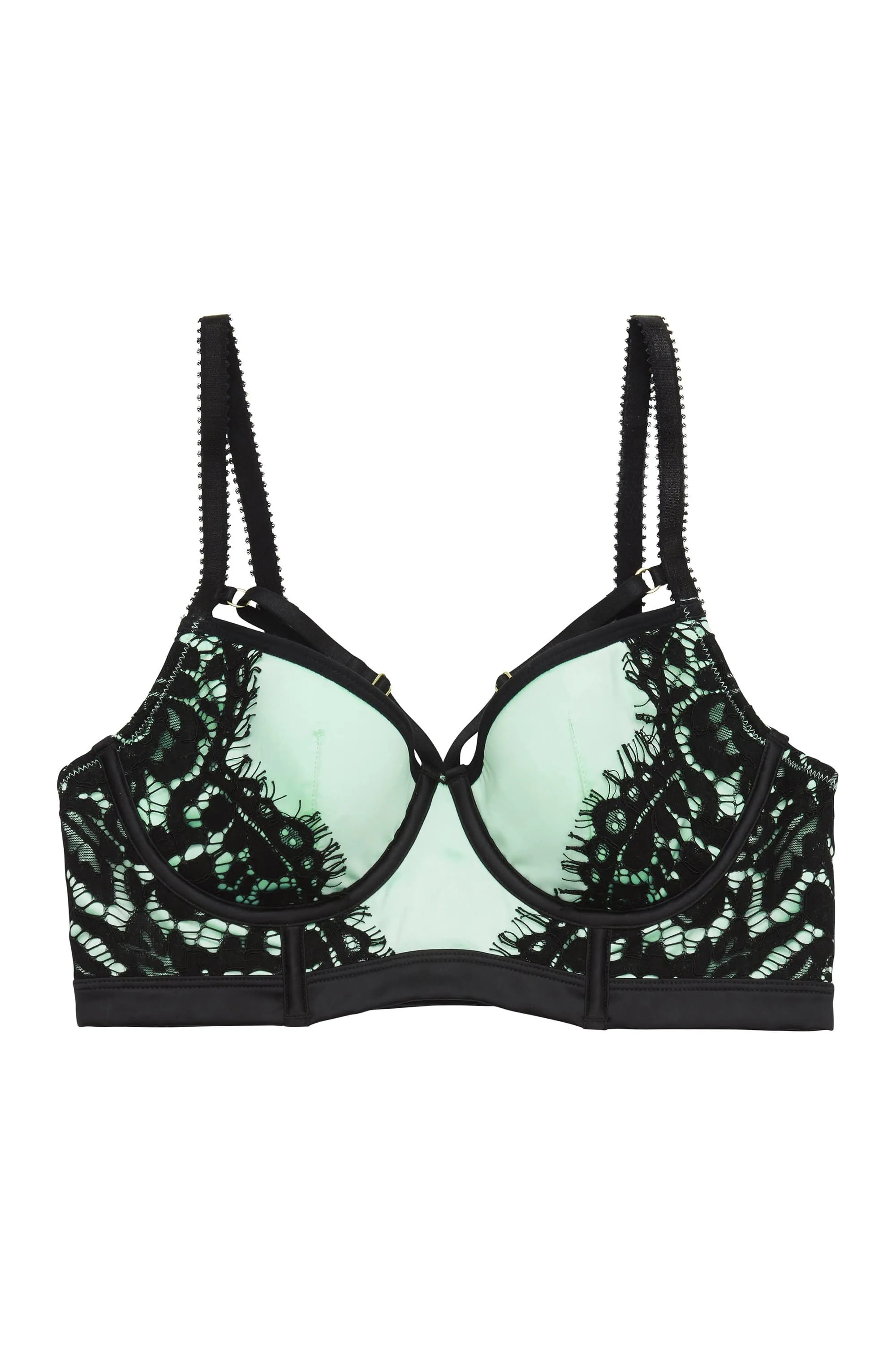 Hedy Mint Curve Lace Bra