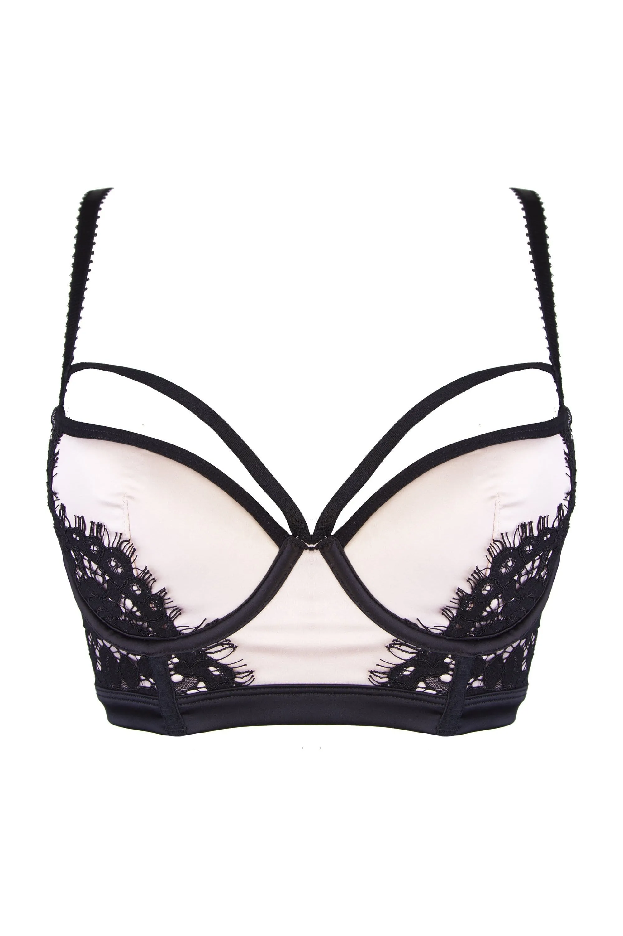 Hedy Textured Lace Plunge Bra Curve