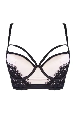 Hedy Textured Lace Plunge Bra Curve
