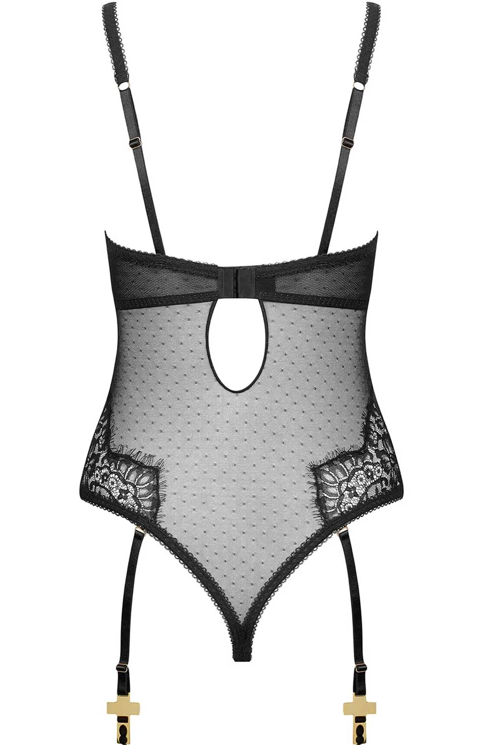 Inspiration Divine Cupless Suspender Thong Body