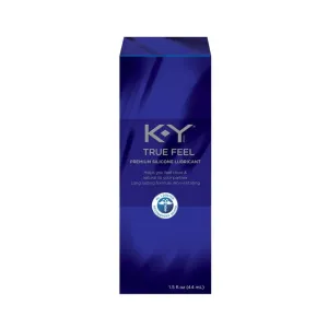 K-Y True Feel Premium Intimate Silicone Gel Lubricant 1.5oz.