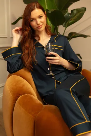 Knightsbridge Navy Pyjama Set