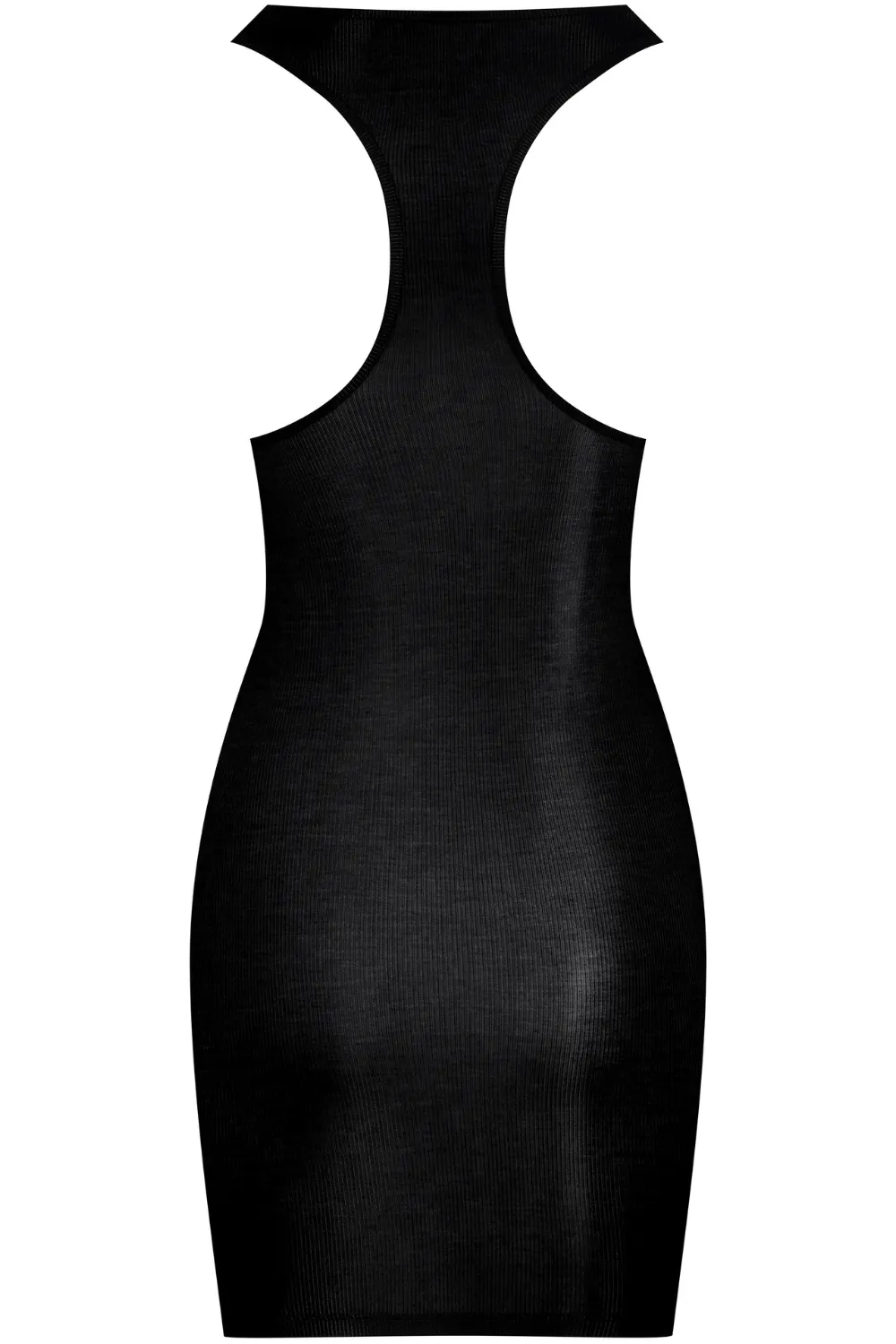 La Femme Amazone Short Dress Black