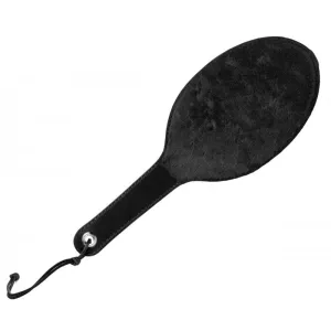 Leather Round and Fur Paddle