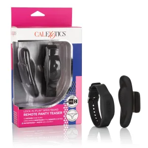 Lock-N-Play Wristband Remote Panty Teaser - Black