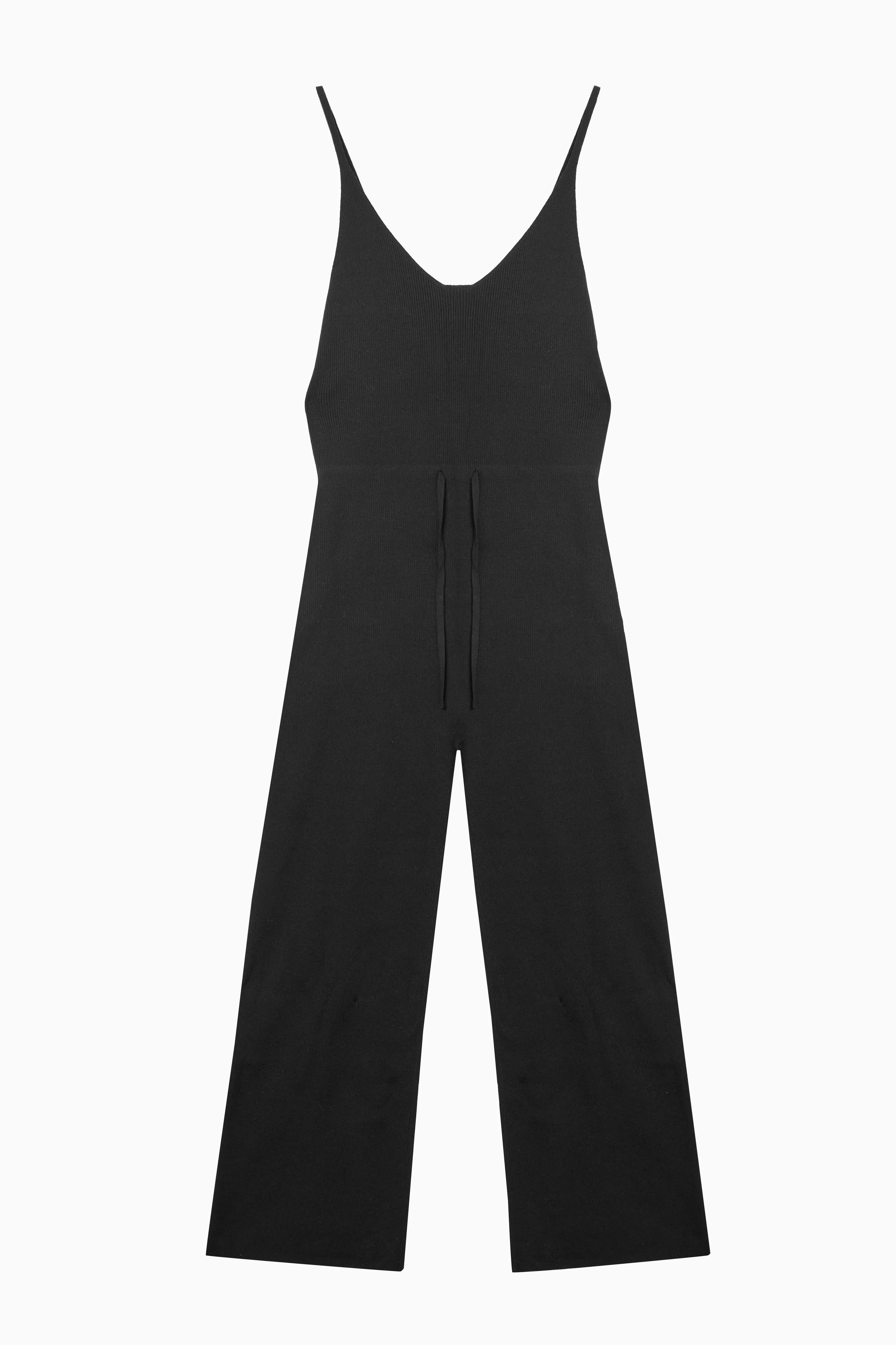 Lounge Black Knitted Jumpsuit