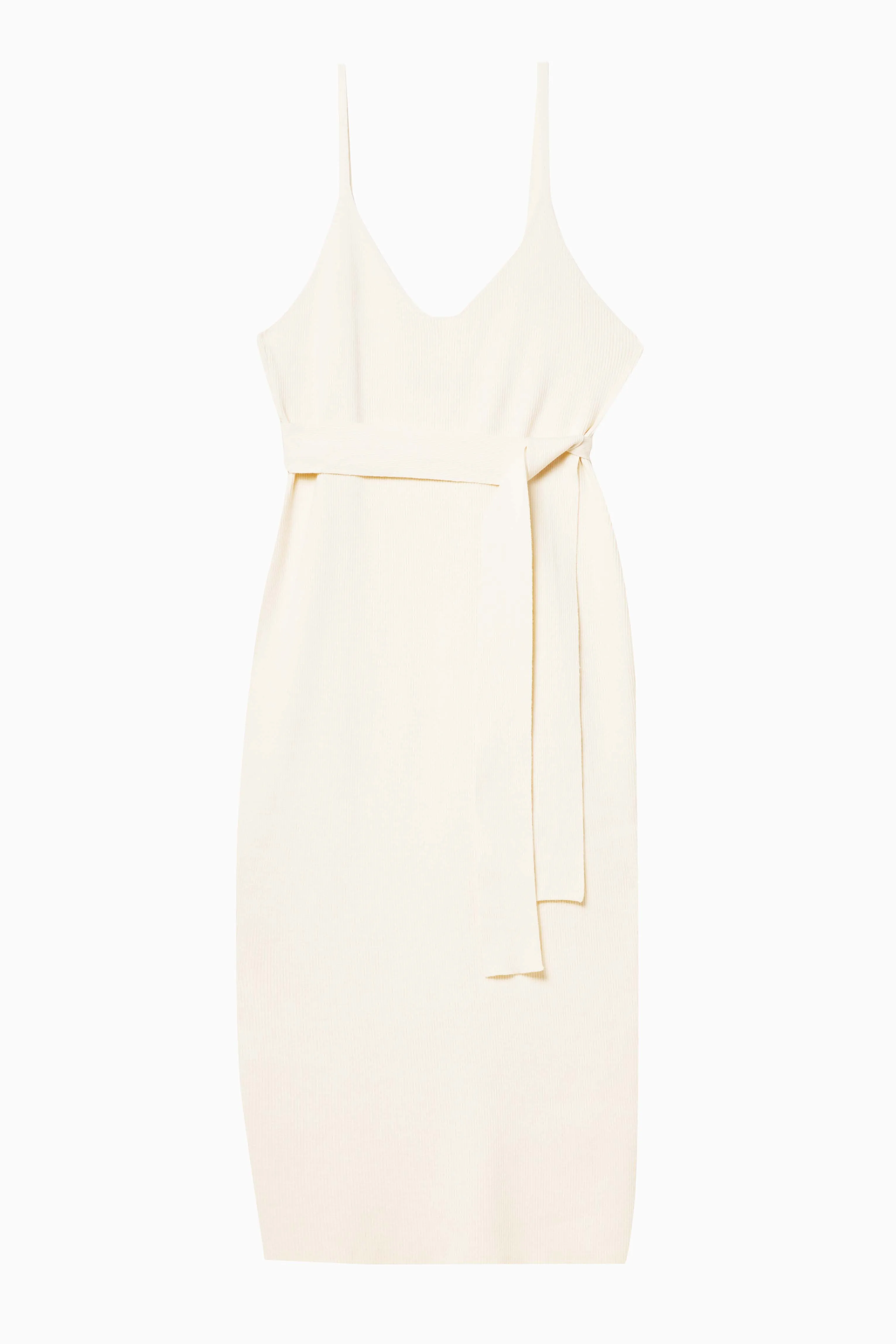 Lounge Ivory Knitted Rib Dress