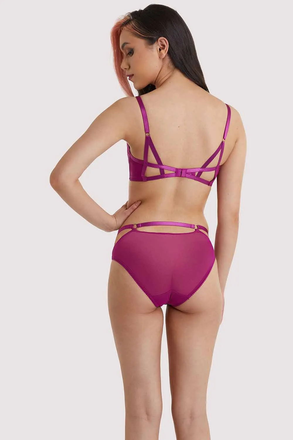 Madame X Magenta Bra