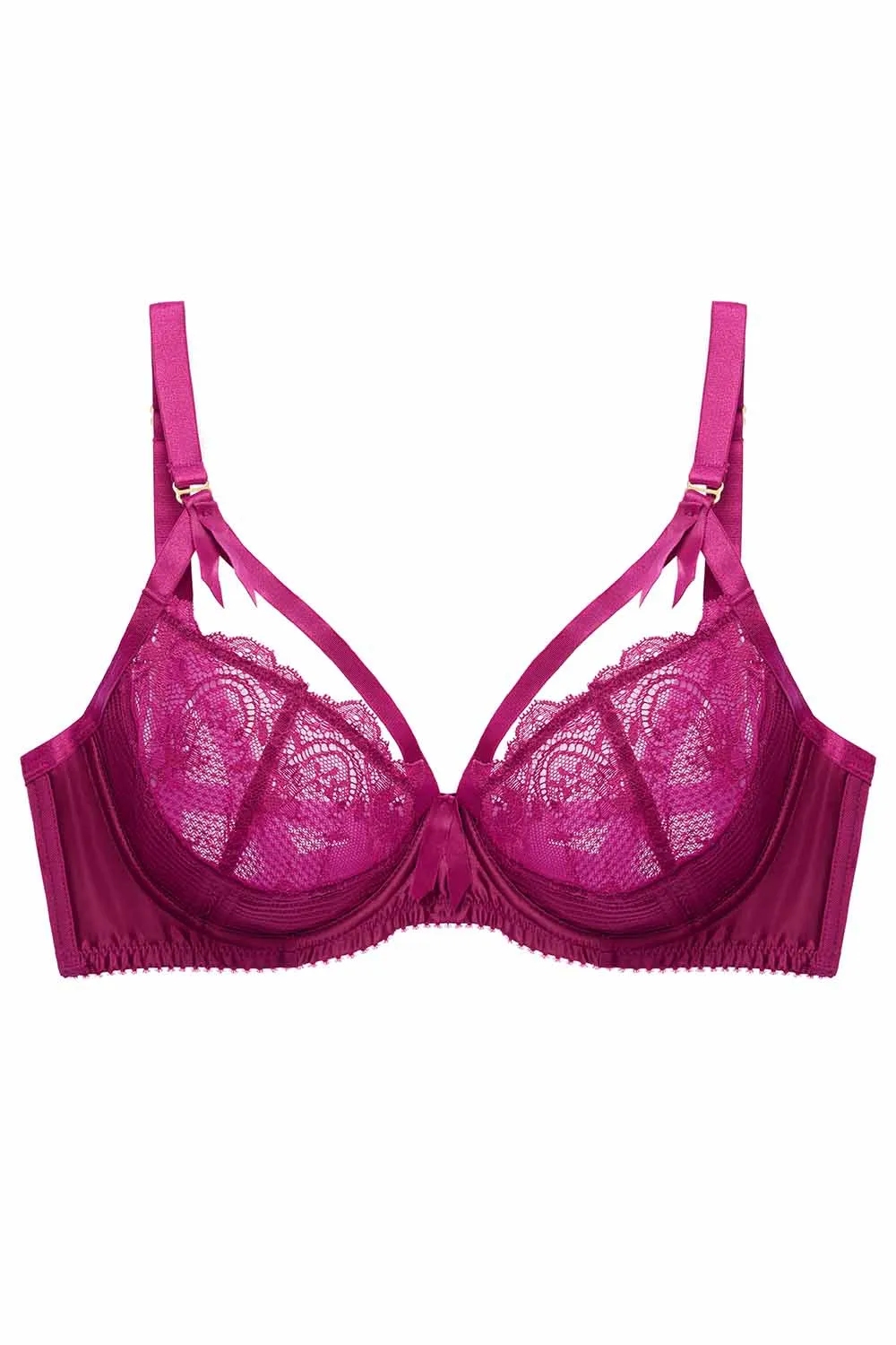 Madame X Magenta Bra
