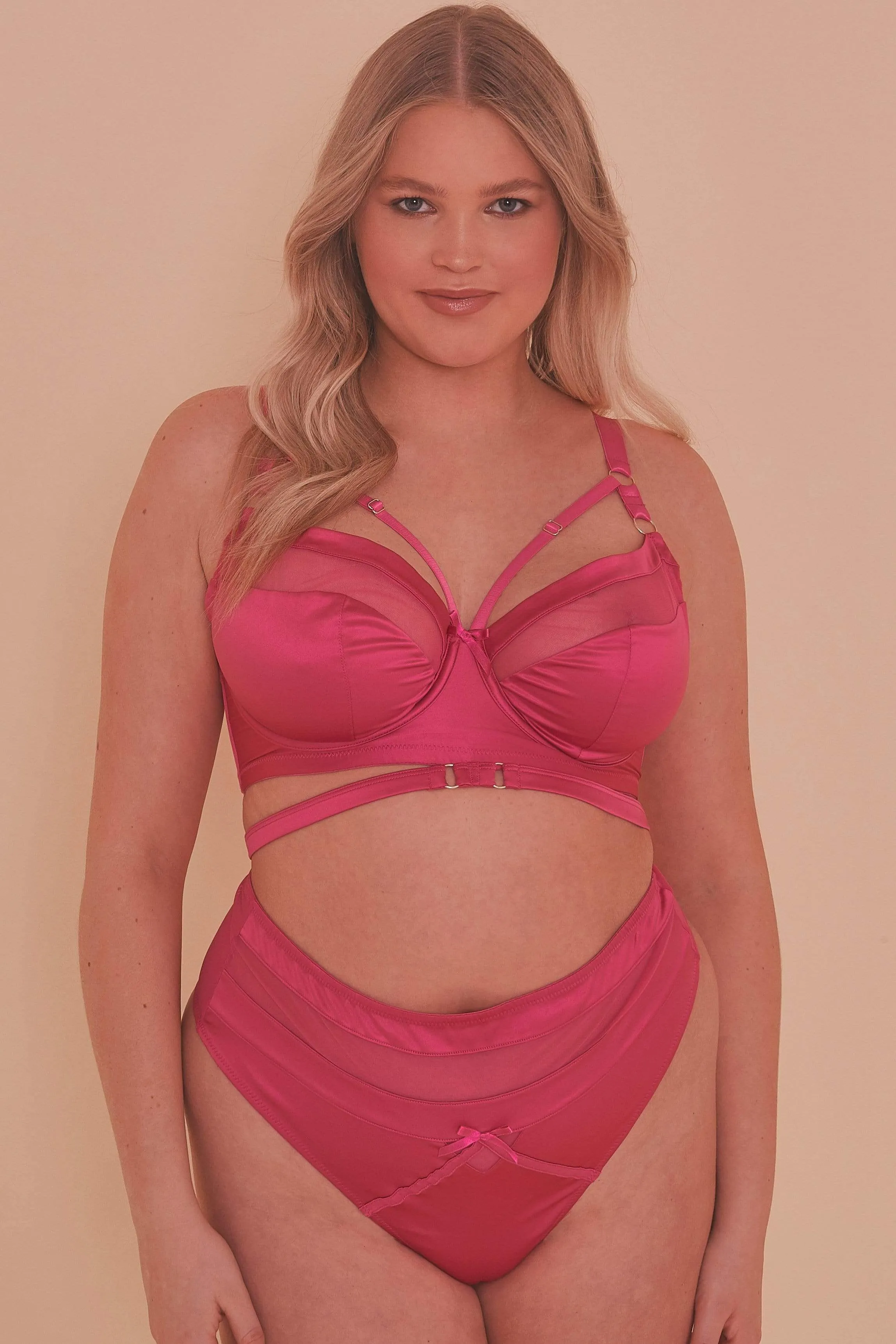Madeleine Bondage Hot Pink Brief