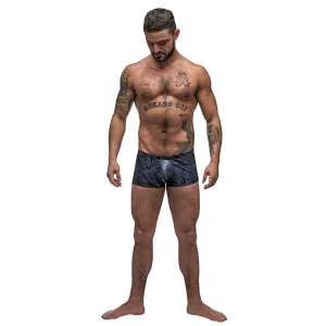 Male Power Blue Streak Mini Short Blue Small