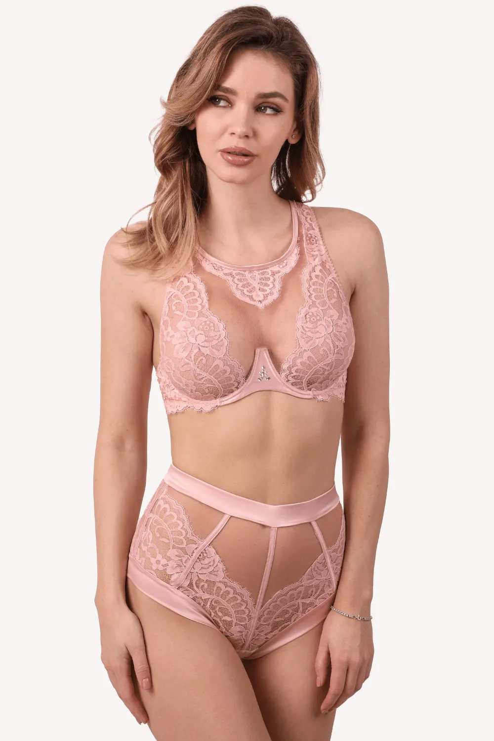 Marlene High Waisted Brazilian. Size S (UK 8)