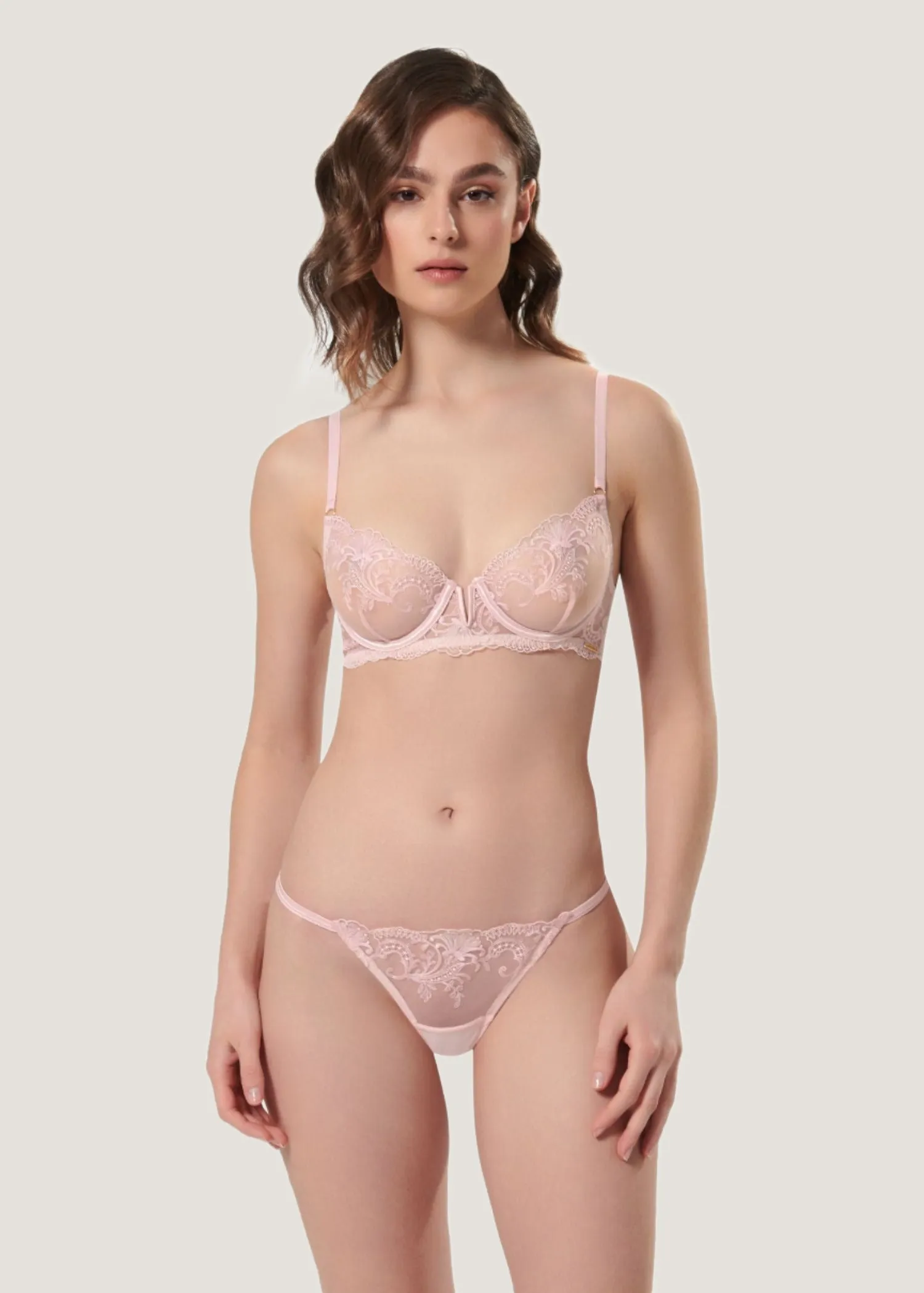 Marseille Thong (Pale Pink)