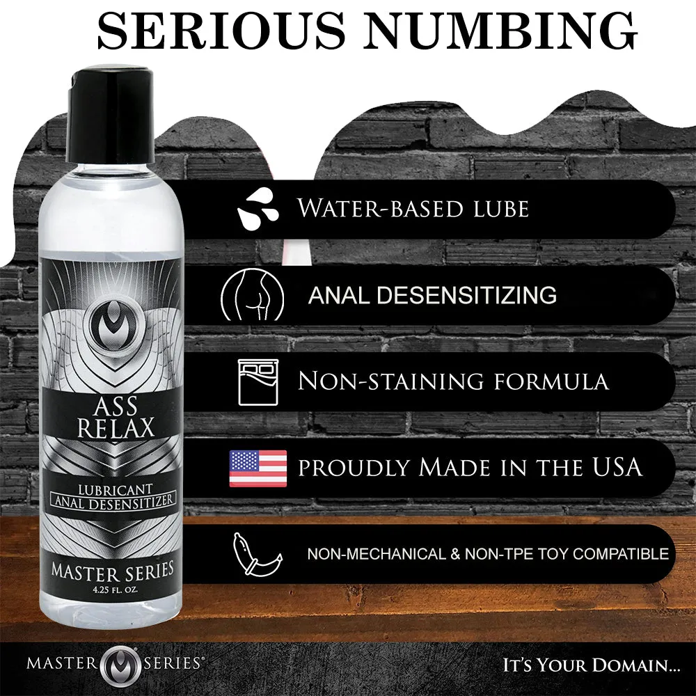 Master Series Ass Relax Anal Desensitizing Personal Lubricant Sex Lube 126ml