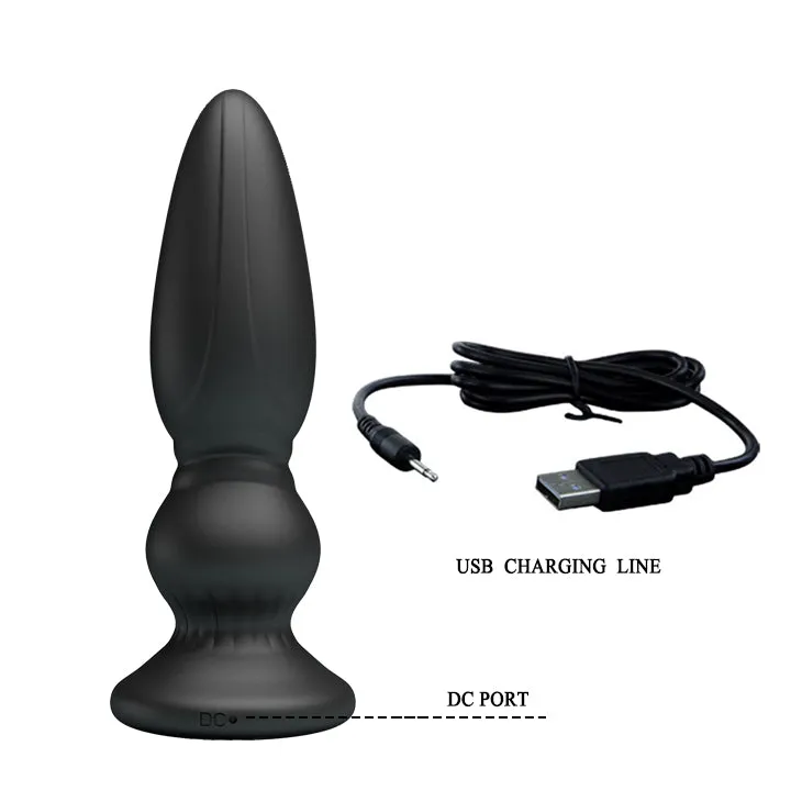 MR Play Powerful Vibrating Anal Plug Remote Butt Prostate Massager Sex Toy