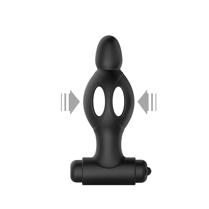 MR Play Silicone Vibrating Anal Plug Butt Prostate Massager