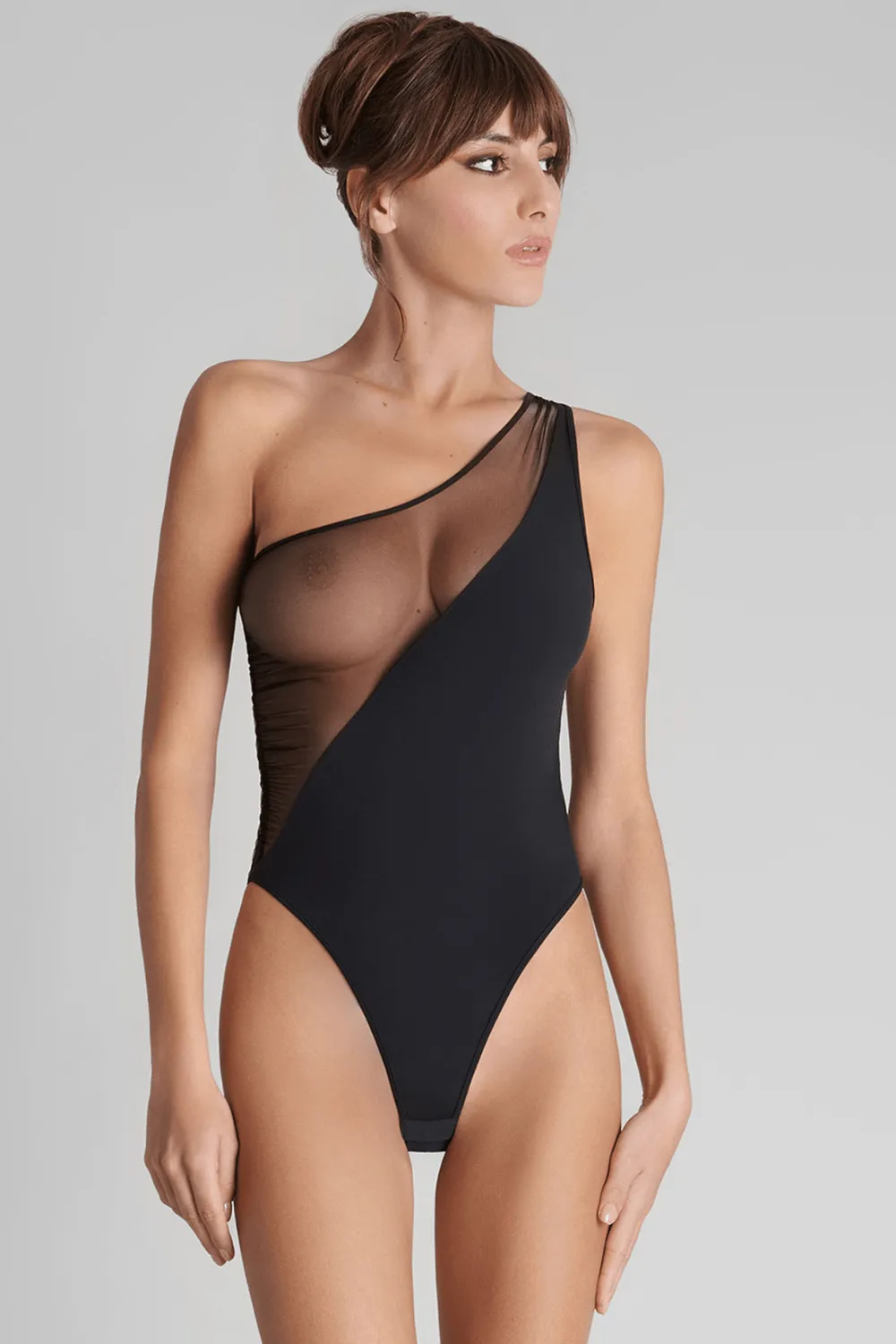 Nuit Fauve Asymmetric Thong Body