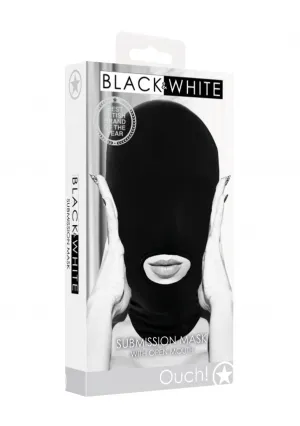 Ouch! BDSM Submission Mask With Open Mouth Bondage