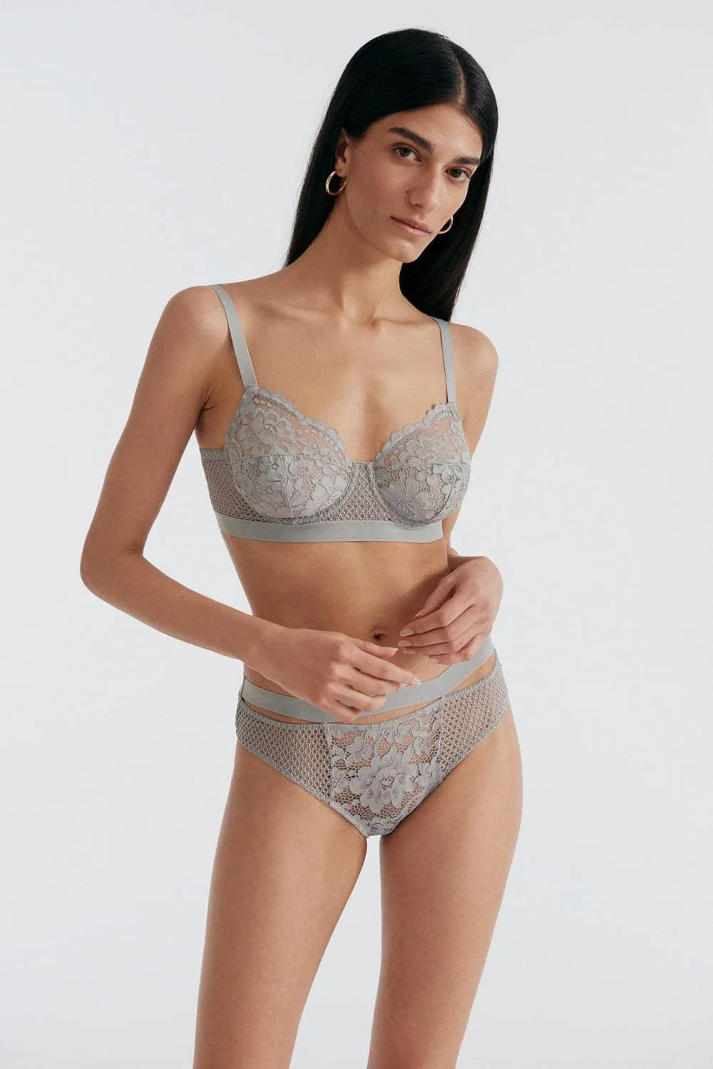 Petunia Brief in Blue Mist. Size XL (UK 16)