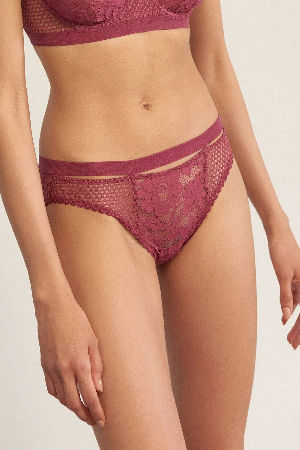Petunia Brief in Orchid. Size XS (UK 6)