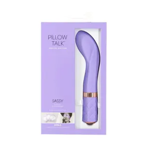 Pillow Talk Special Edition Sassy G-Spot Vibrator with Swarovski Crystal Purple