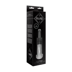 Rechargeable Automatic Cyber Pump with Sleeve - Transparent